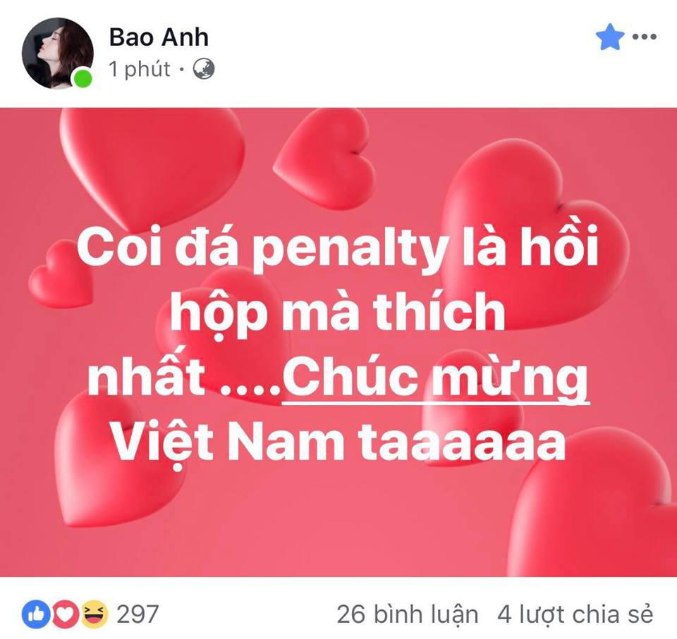Sao Việt tự hào, đồng loạt chúc mừng tuyển Việt Nam giành vé vào Tứ kết Asian Cup 2019 - 4