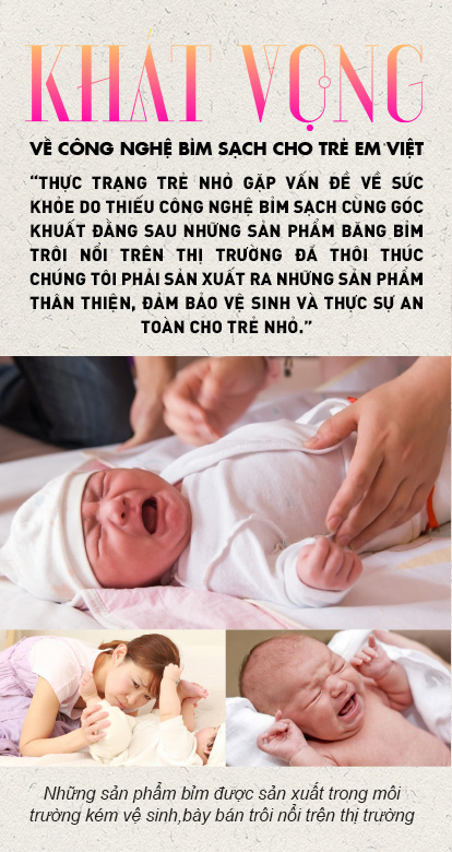 Khát vọng về công nghệ bỉm sạch cho trẻ em Việt - 2