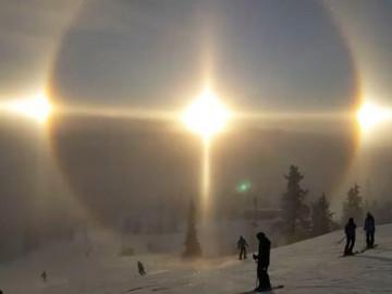 Chuyện lạ khó tin: Mặt trời ma xuất hiện lần đầu tiên trên thế giới