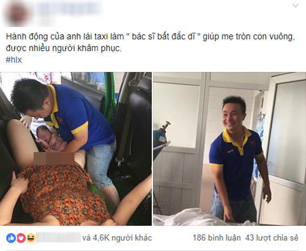 Dân mạng hoan hô anh lái taxi đỡ đẻ amp;#34;quá siêuamp;#34;, đến khi biết sự thật mới amp;#34;ngã ngửaamp;#34; - 1