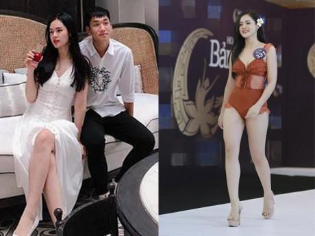 Trong khi cầu thủ Trọng Đại đang miệt mài tập luyện, cô bạn gái bất ngờ đi thi Hoa hậu