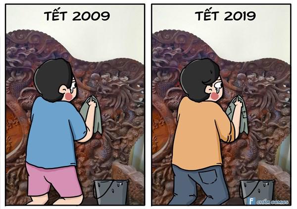 10 năm như 1, câu nói ám ảnh nhất ngày Tết vẫn là: ‘Lau sạch từng kẽ nha con!’ - 1