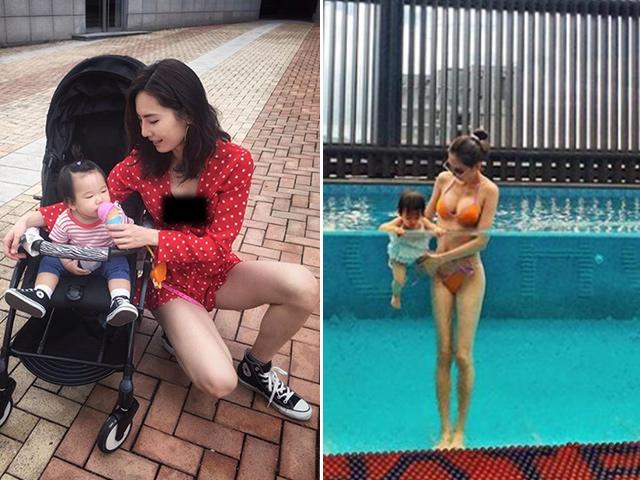 Người mẫu nuôi con ngực sữa gợi cảm, đàn ông mê mệt, bố đứa trẻ U40 vẫn chưa chịu cưới