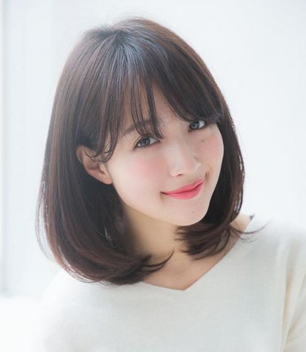 kieu toc ngang vai dep tre trung duoc yeu thich nhat nam 2019 - 6