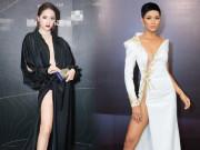 Thời trang - Mê tít váy xẻ cao “thấu trời”, H'Hen Niê, Hương Giang và dàn hoa hậu khiến fans giật thót tim