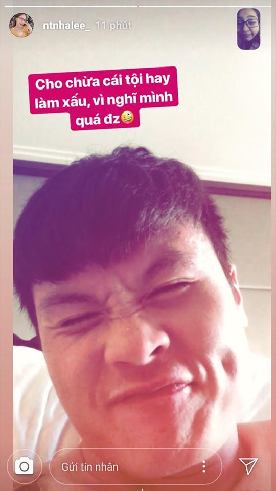 Hậu Asian Cup 2019, Quang Hải được bạn gái hộ tống đi uốn tóc đón Tết - 3