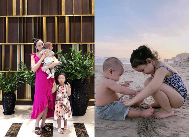 Giấu con bao lâu, Trang Nhung và chồng đại gia mới lần đầu khoe ảnh cận mặt quý tử - 3