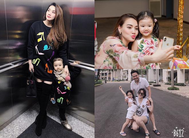 Giấu con bao lâu, Trang Nhung và chồng đại gia mới lần đầu khoe ảnh cận mặt quý tử - 1