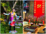 Nhà đẹp - Đến hẹn lại lên: Đàm Vĩnh Hưng trang trí nhà triệu đô đón Tết, fan ngỡ lạc vào rừng hoa