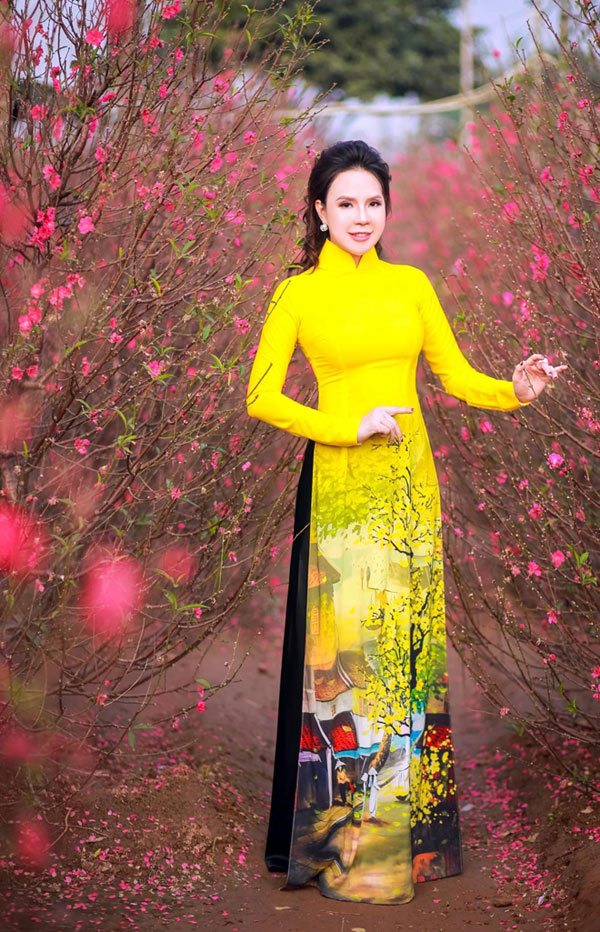 Hoa hậu Lê Đỗ Minh Thảo khoe sắc rạng rỡ trong bộ ảnh xuân tại Hà Nội - 1