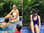 Làm đẹp - Sắc vóc gợi cảm nghẹt thở hậu sinh nở của nàng Á hậu có vòng eo nhỏ nhất Việt Nam