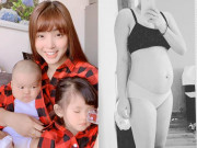 Bà bầu - Khoe bụng bầu sau khi "liều" giữ thai, Hải Băng khẳng định “dù trai hay gái cũng sẽ treo trứng”