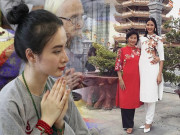 Thời trang - Angela Phương Trinh, Hoàng Thuỳ đẹp thoát tục khi diện đồ kín đáo đi lễ chùa đầu năm