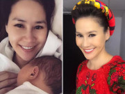 Bà bầu - Hai mỹ nhân Việt "mở hàng" đón "Heo vàng" đầu tiên, vừa đẻ xong đã đẹp xuất sắc