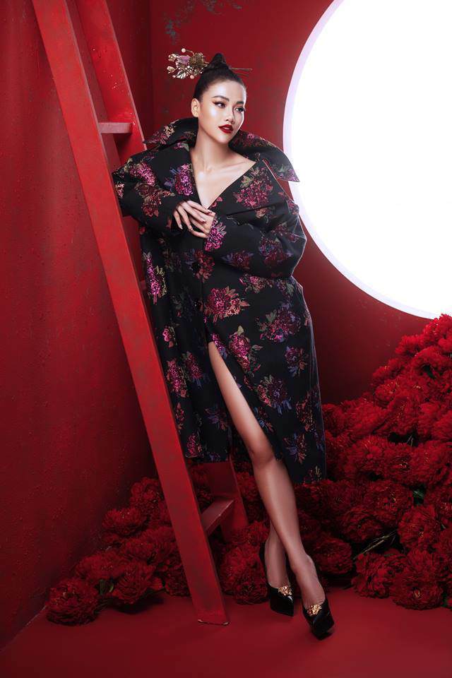 Tung bộ ảnh đậm chất Á Đông, hoa hậu Trái đất Phương Khánh quyền nữ ‘chuẩn’ nữ hoàng sắc đẹp - 7