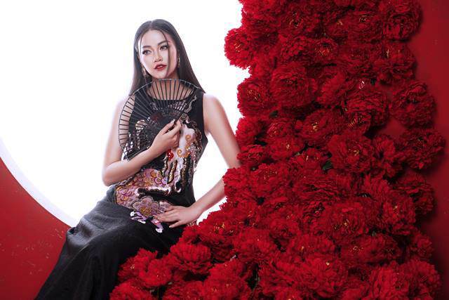 Tung bộ ảnh đậm chất Á Đông, hoa hậu Trái đất Phương Khánh quyền nữ ‘chuẩn’ nữ hoàng sắc đẹp - 5