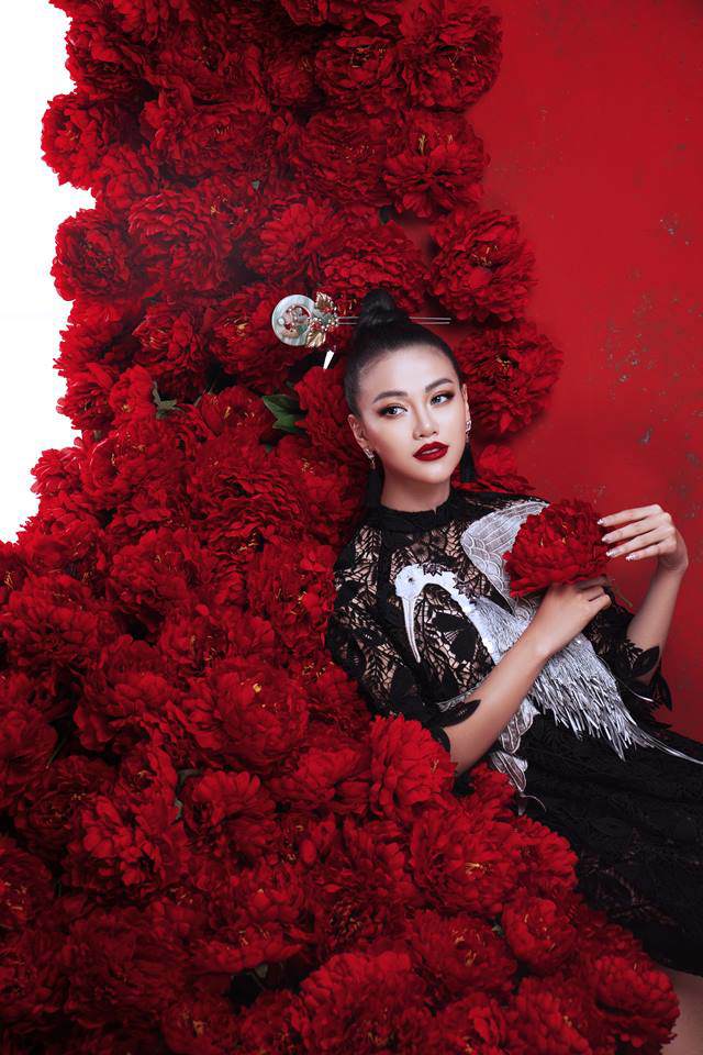 Tung bộ ảnh đậm chất Á Đông, hoa hậu Trái đất Phương Khánh quyền nữ ‘chuẩn’ nữ hoàng sắc đẹp - 6