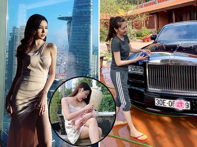 Mỹ nữ Vũng Tàu được tặng xe 70 tỷ, cưới xong tự rửa xe, chồng khỏi đụng tay chăm con