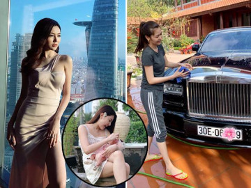 Mỹ nữ Vũng Tàu được tặng xe 70 tỷ, cưới xong tự rửa xe, chồng khỏi đụng tay chăm con