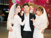 Giải trí - Ngọc Trinh - Diệu Nhi thi nhau mặc áo cưới, phải làm sao khi chỉ có 1 chú rể?