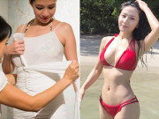 Bà bầu - Kiều nữ từng nổi như cồn vì "mây mưa trong WC" giờ đẹp phát hờn sau 3 tháng sinh nở