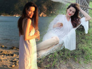 Thời trang - Hồ Ngọc Hà diện váy trắng tinh khôi, nhưng nhìn sơ qua ai cũng nhầm là đầm bầu