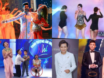 Trấn Thành, Lý Nhã Kỳ cùng loạt sao Việt khốn khổ vì sự cố lộ hàng trên truyền hình, livestream
