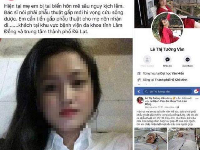 Hot girl Đà Lạt rao bán thân lấy tiền chữa bệnh cho mẹ