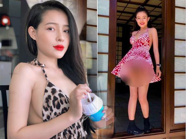 Ăn mặc lố lăng phản cảm, hot girl tai tiếng Ngân 98 ê chề vì bị lộ hàng trên mạng