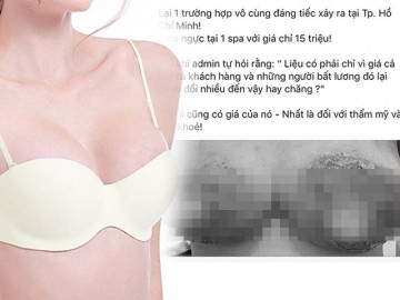 Chán nâng ngực, giờ chị em còn treo ngực, và đây là kết quả của màn treo ngực định mệnh