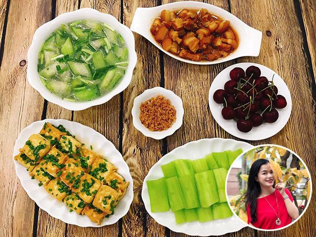 Tết xong mà nhìn thấy mâm cơm của 8x xinh đẹp này ai cũng thèm, nhìn đã muốn nếm