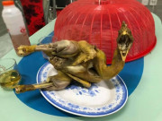 Bếp Eva - Gà cúng mà tạo hình kiểu như thế này thì đến tổ tiên cũng hãi hùng