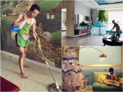 Nhà đẹp - Cận cảnh căn hộ siêu sang của nam MC điển trai về nhà là cởi com-lê dọn dẹp giúp vợ