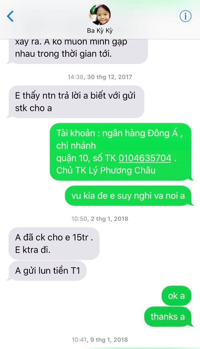 Lý Phương Châu tung bằng chứng tố Lâm Vinh Hải nói dối trắng trợn, mặc cả từng đồng nuôi con - 3