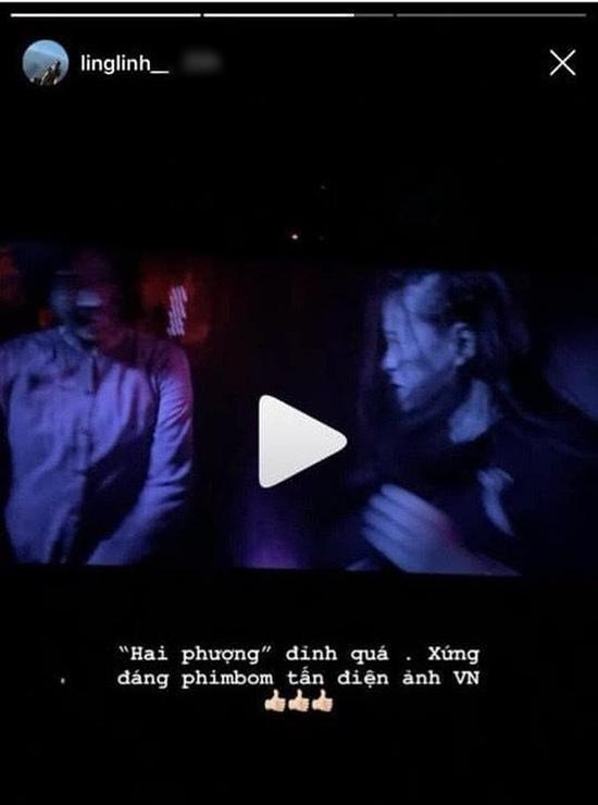 Cùng người yêu ủng hộ phim Ngô Thanh Vân, bạn gái Bùi Tiến Dũng bất ngờ bị amp;#34;ném đáamp;#34; - 2
