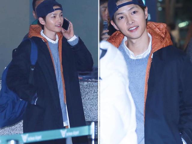 Sau Song Hye Kyo, đến lượt Song Joong Ki lộ diện và có phản ứng như này