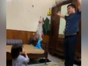 Clip Eva - Mặc kệ đi làm về mệt mỏi, ông bố múa hát cả 1 liên khúc để chiều "con gái rượu"