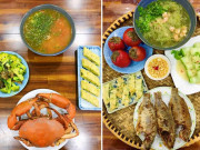 Bếp Eva - Vợ đảm 9x khoe những mâm cơm “không thích thịt” nhưng chồng vẫn háo hức đòi ăn hàng ngày