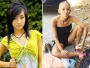 Giải trí - Sau thời gian biến mất bí ẩn, người đẹp Thái từng bị đánh vỡ đầu giờ cạo trọc, ăn xin