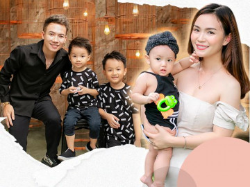 Vợ "ca sĩ hội chợ" Phạm Trưởng: "Mỗi tối, việc của tôi là đi ngủ, các con anh ấy lo" 