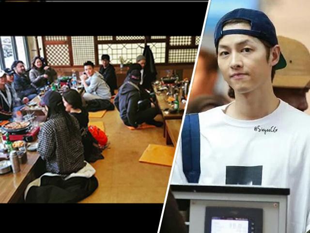 Vừa xuống tới sân bay, Song Joong Ki vội vã trở về nhà, bỏ cả tiệc với đoàn làm phim