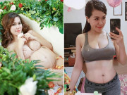 Bà bầu - Sau sinh con, "hot girl ngực khủng" Mai Thỏ phát hoảng với vòng eo 100cm, ngày ăn 6 bữa