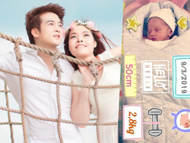 Sau 12 năm gắn bó, vợ chồng Đinh Ứng Phi Trường đón con trai đầu lòng, đặt tên cực gắt