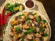 Bếp Eva - Kỳ lạ với món "Pizza bún đậu mắm tôm"