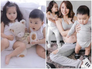 Làm mẹ - Nhận chỉ trích liên tiếp từ khi bầu lần 3, Hải Băng nhắn các con "mọi thứ mẹ gánh hết"