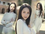 Thời trang - "50 sắc thái" đẹp mê hồn của Hoa hậu Hương Giang khi diện áo dài nữ sinh