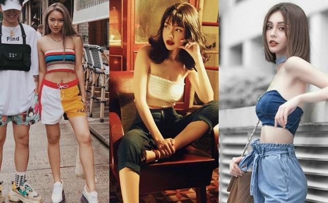 Bộ sưu tập áo chỉ bằng 1 gang tay cực gợi cảm của Elly Trần và dàn mỹ nhân Việt - 9