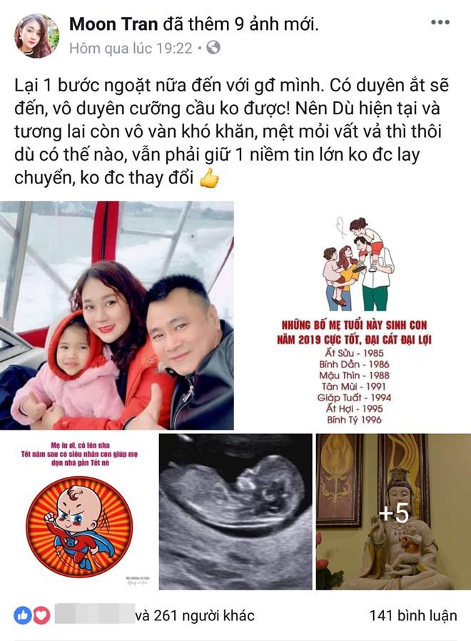 Vợ sau của Tự Long than thở amp;#34;vừa yếu vừa xấu điamp;#34; khi mang bầu lần 2 - 1