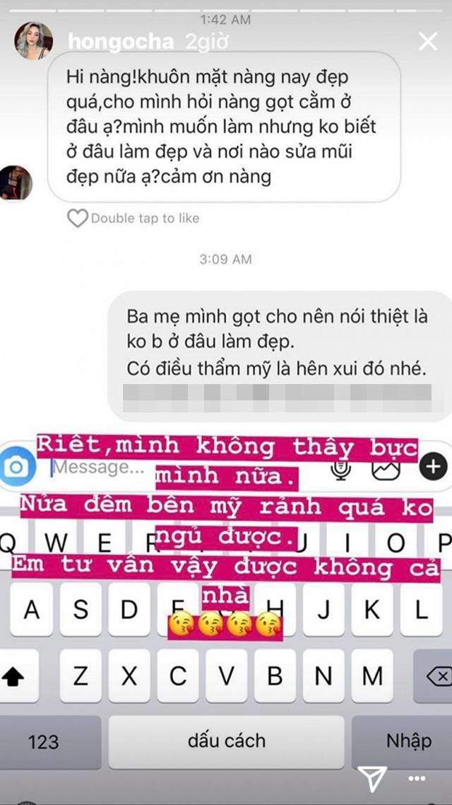Bị hỏi amp;#34;Gọt cằm ở đâu đẹp thế?amp;#34;, Hà Hồ khôn ngoan đáp trả một câu khiến fan câm nín - 3