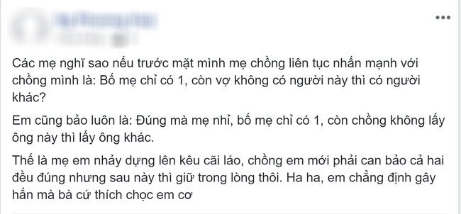 Mẹ chồng cạnh khóe amp;#34;vợ không có người này thì người khácamp;#34;, con dâu đáp trả ai cũng hả hê - 1